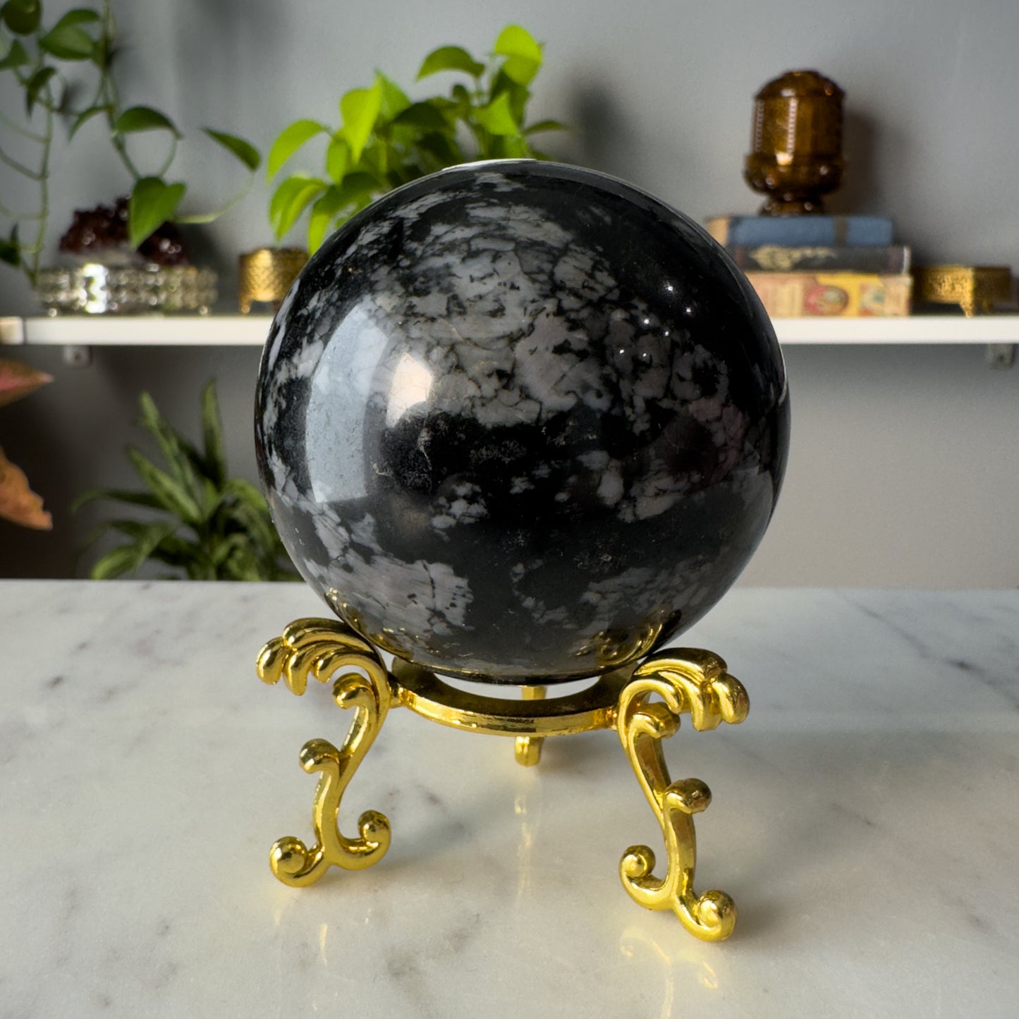 Indigo Gabbro Sphere