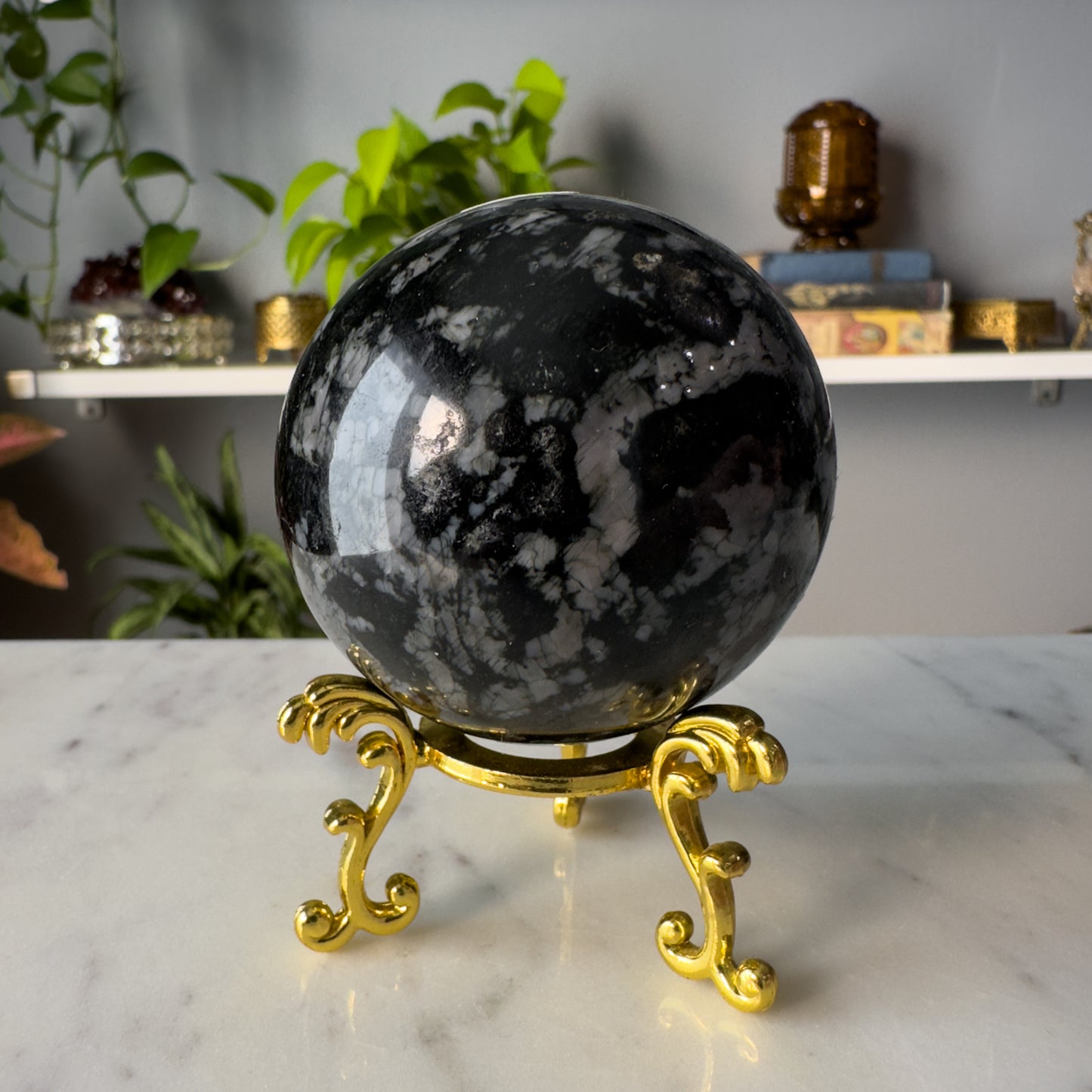 Indigo Gabbro Sphere