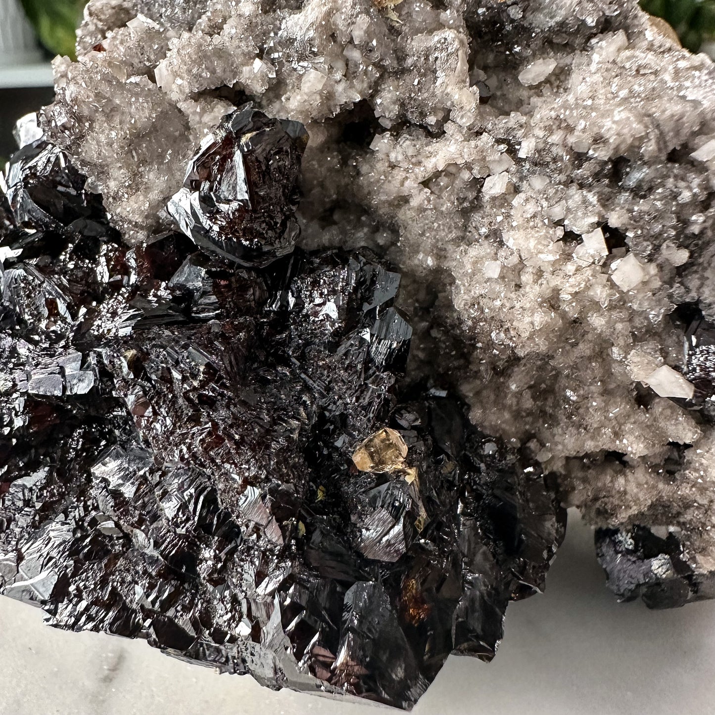 Sphalerite + Calcite + Quartz Elmwood Specimen