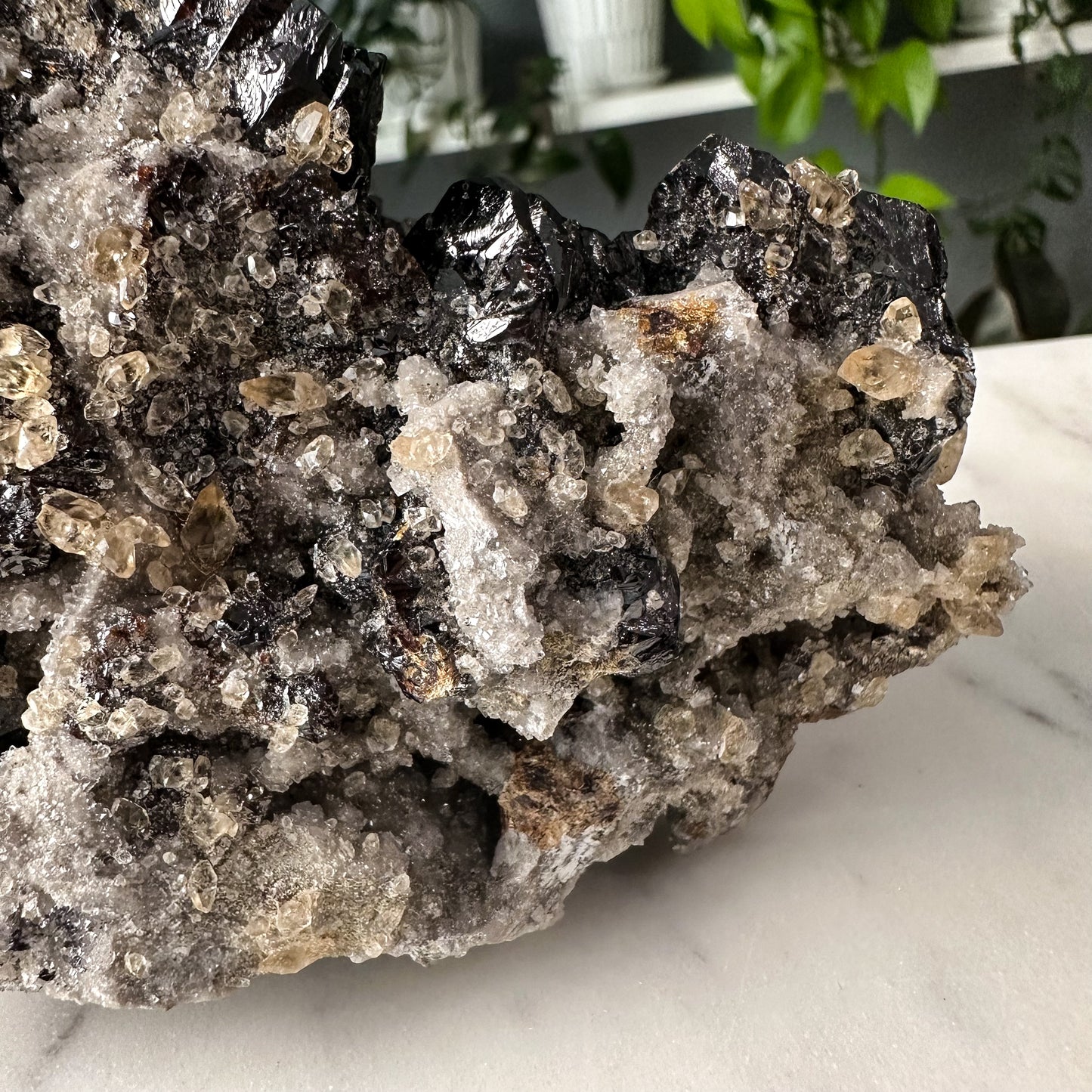 Sphalerite + Calcite + Quartz Elmwood Specimen