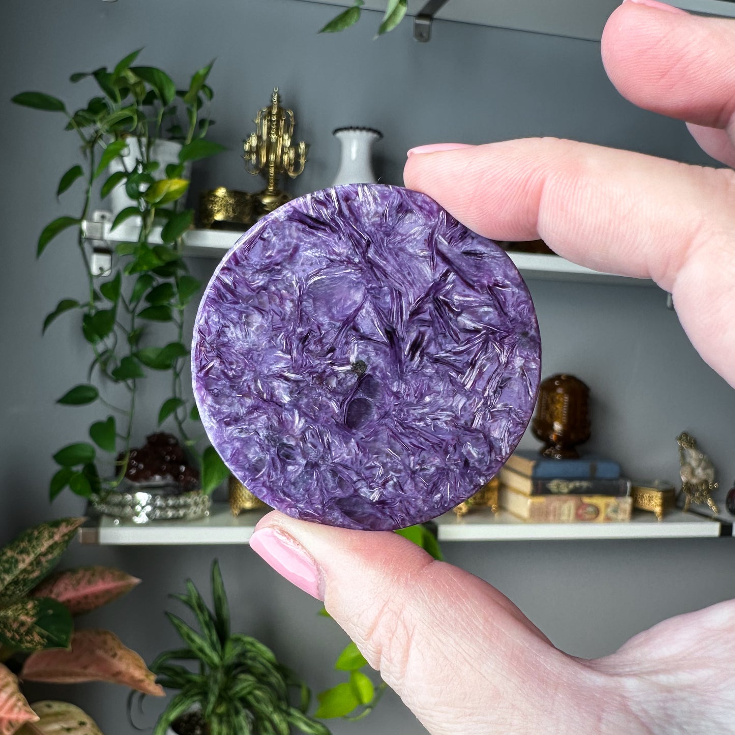 Charoite Disc