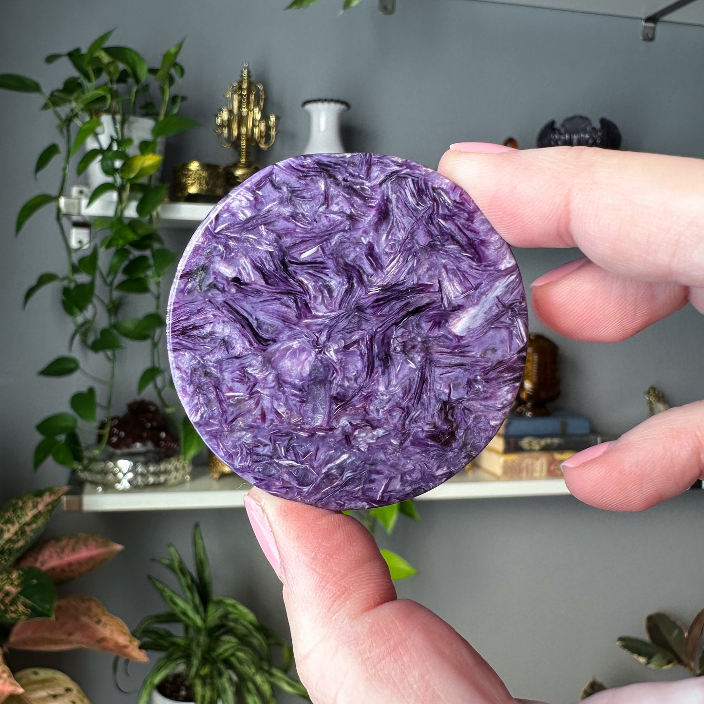 Charoite Disc