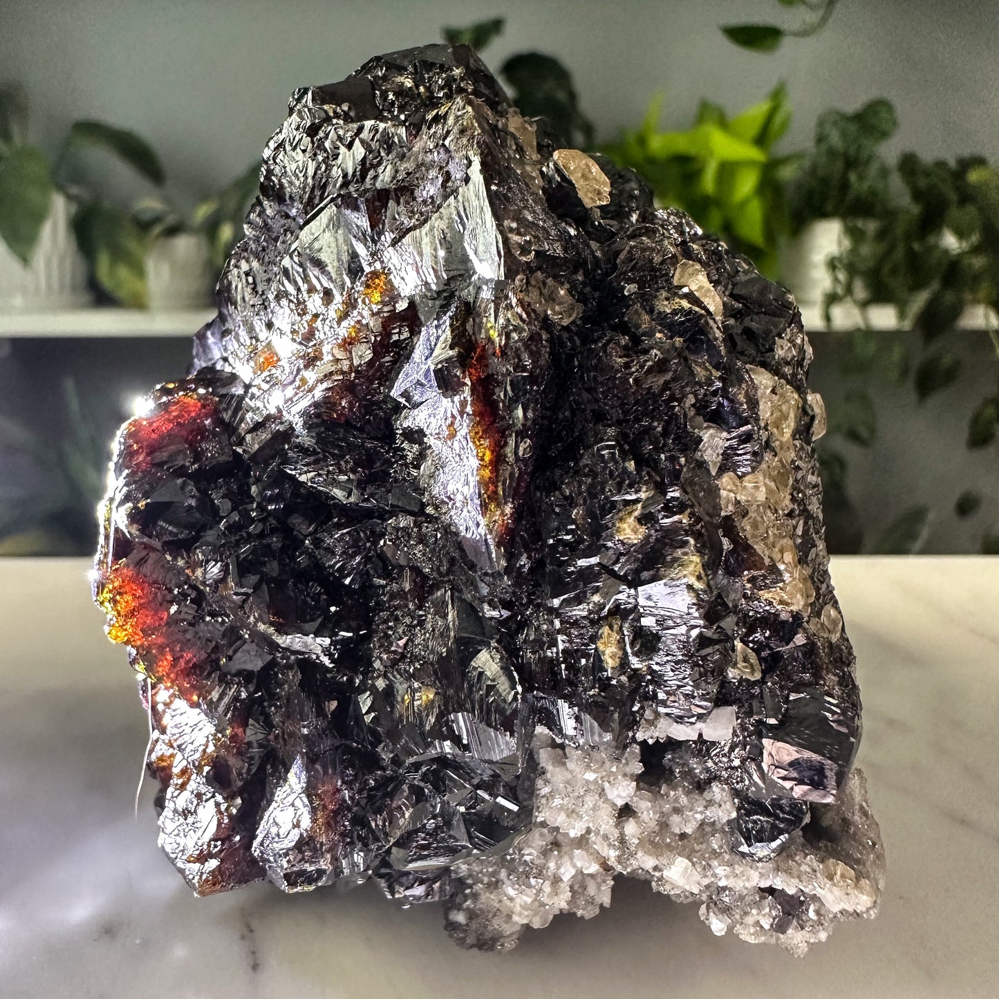 Sphalerite + Calcite + Quartz Elmwood Specimen