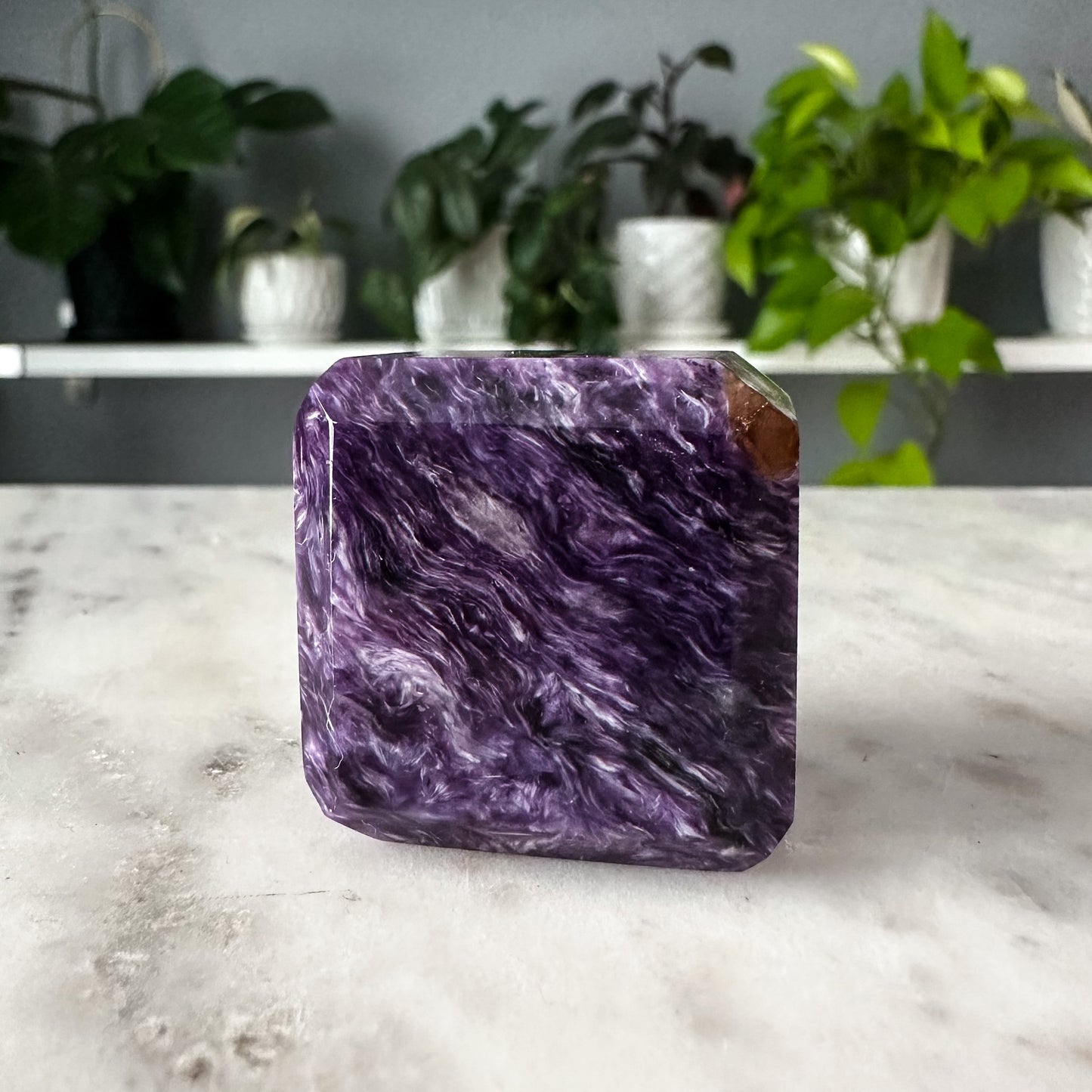 Charoite Cube | 002