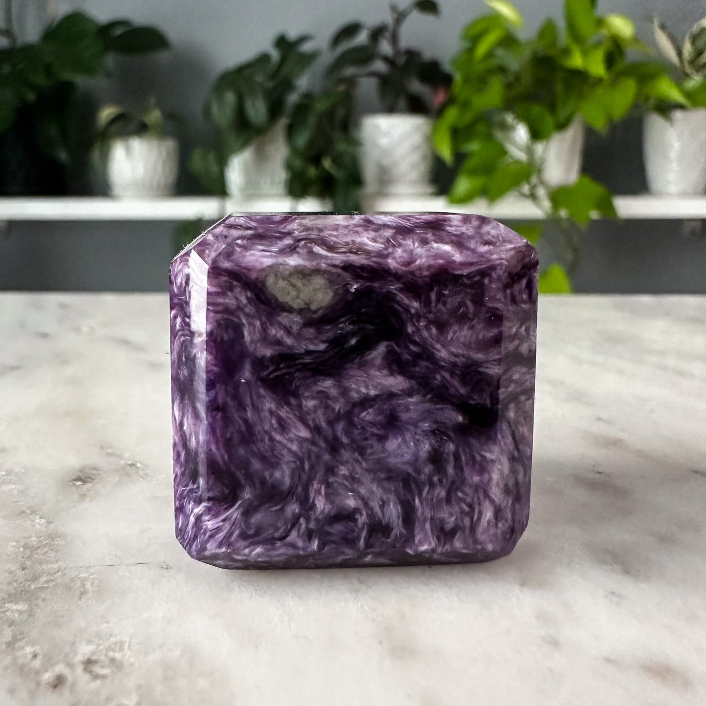 Charoite Cube | 002