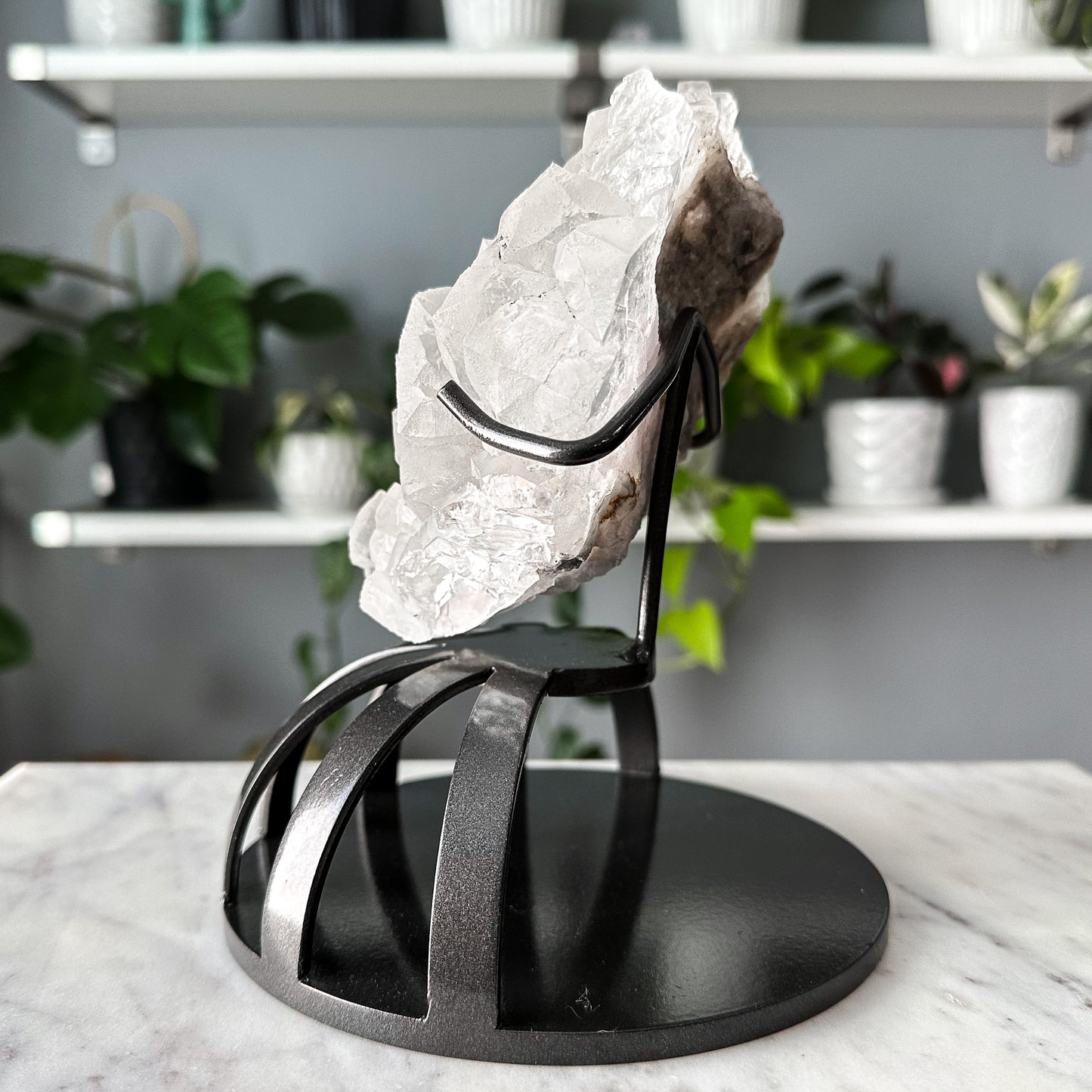 Emilio Mine Fluorite on a Handcrafted Custom Stand