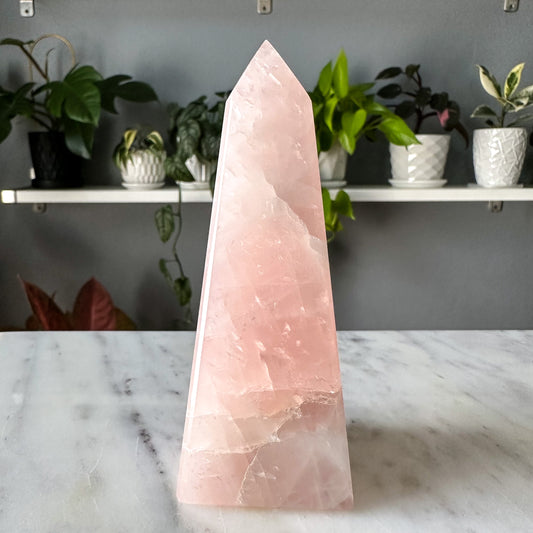 Rose Quartz Obelisk