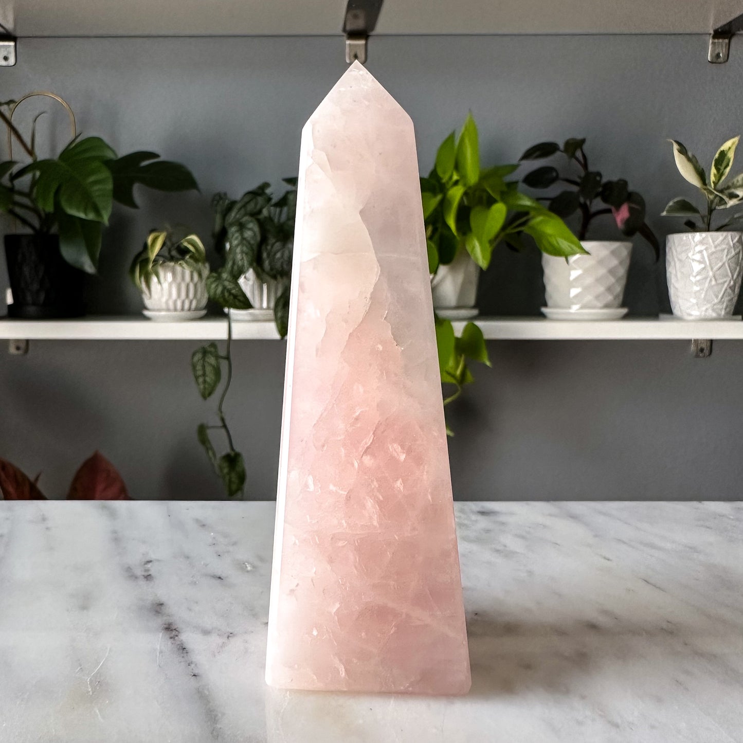 Rose Quartz Obelisk