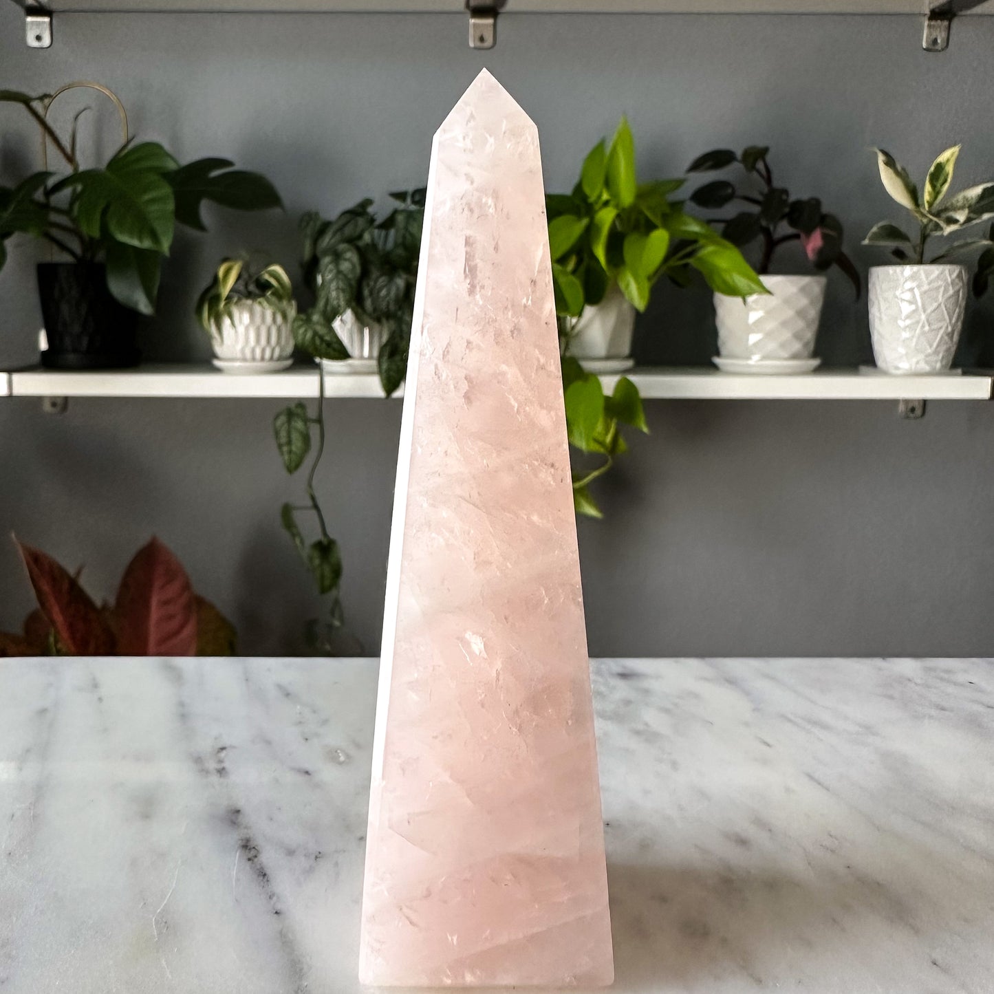 Rose Quartz Obelisk