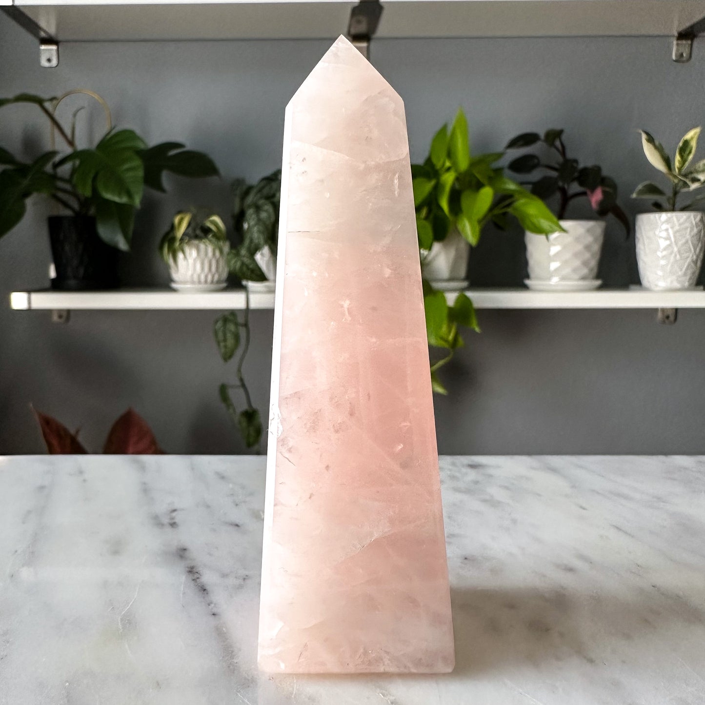 Rose Quartz Obelisk