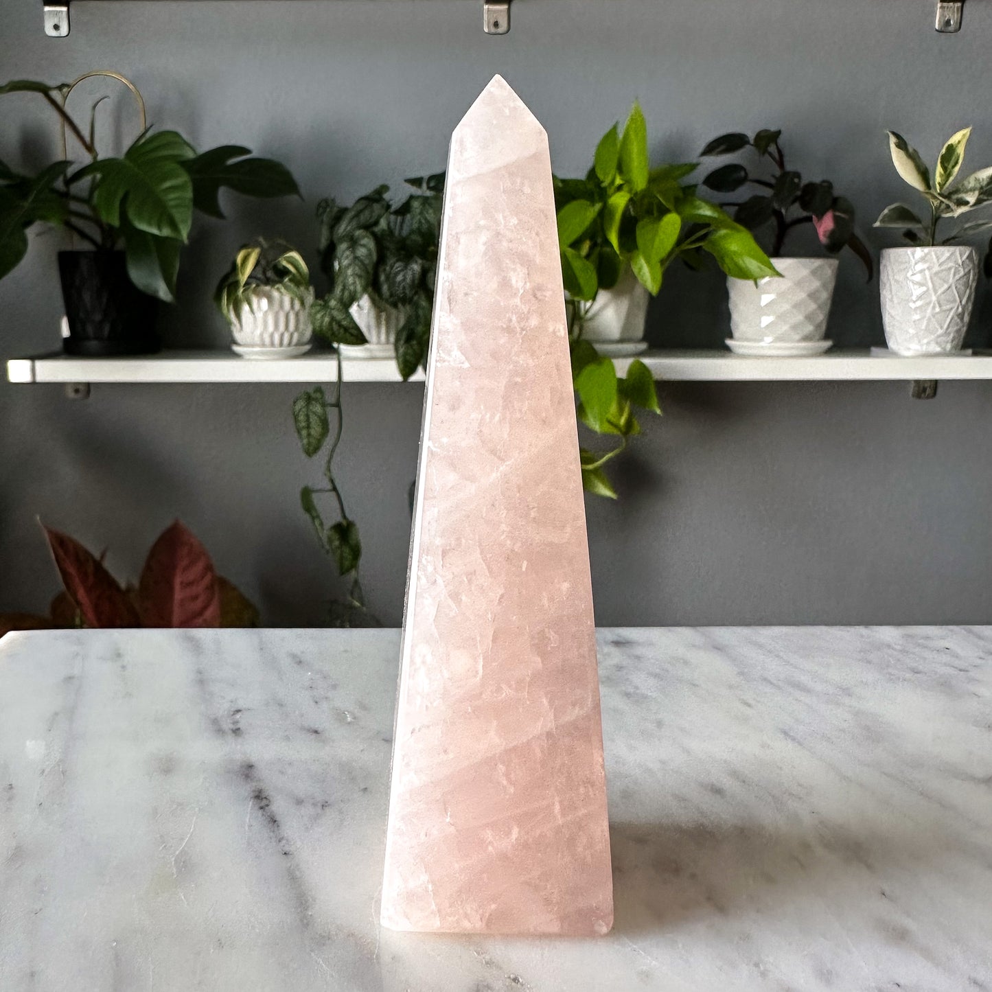 Rose Quartz Obelisk