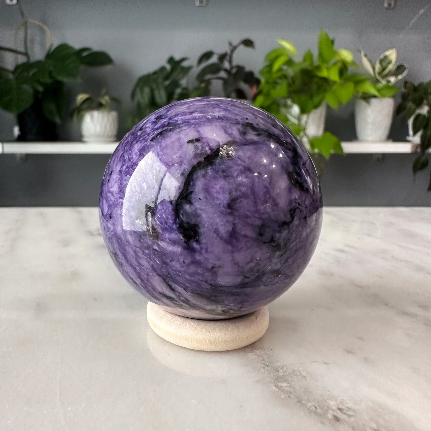 Charoite Sphere | 002