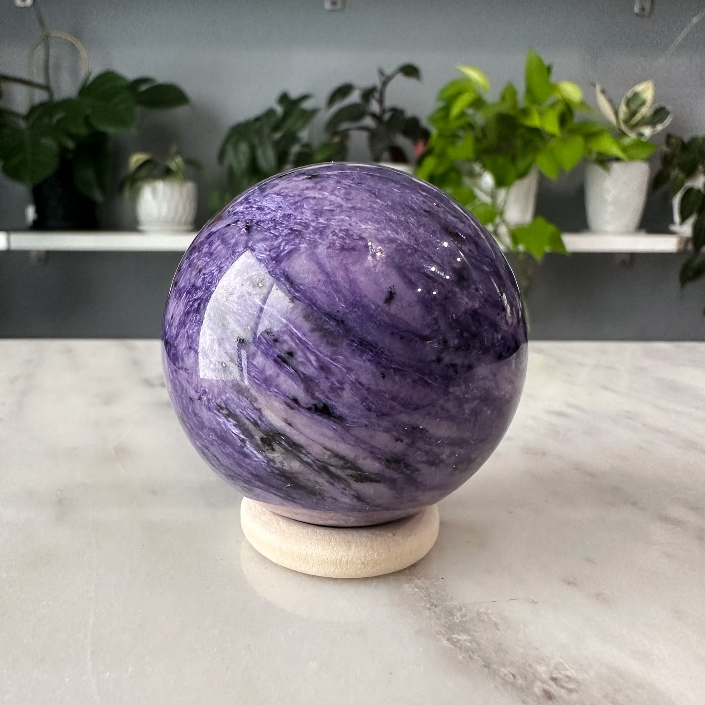 Charoite Sphere | 002