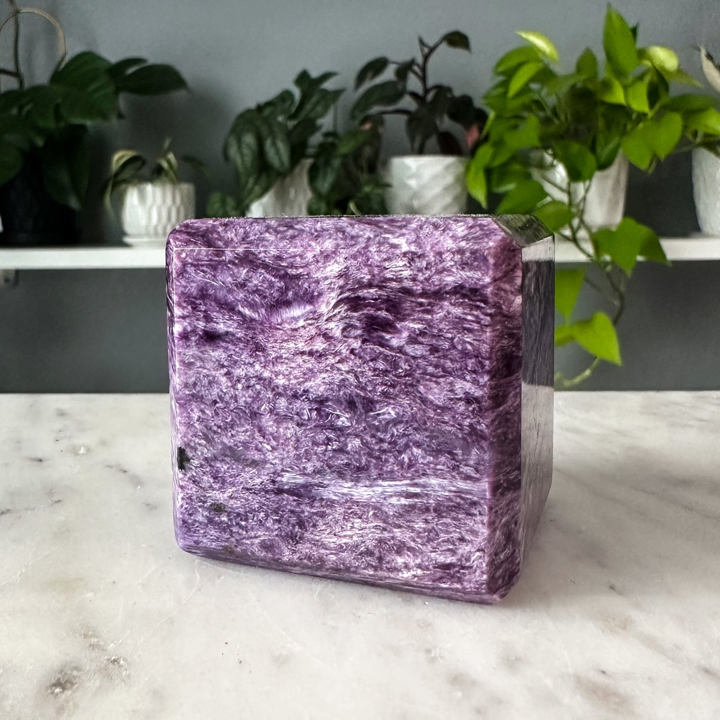 Charoite Cube | 003