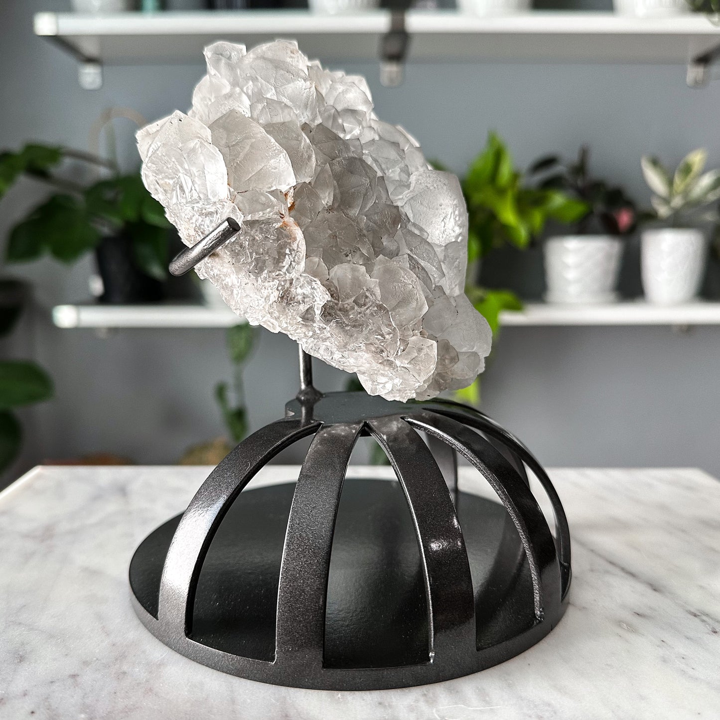 Emilio Mine Fluorite on a Handcrafted Custom Stand