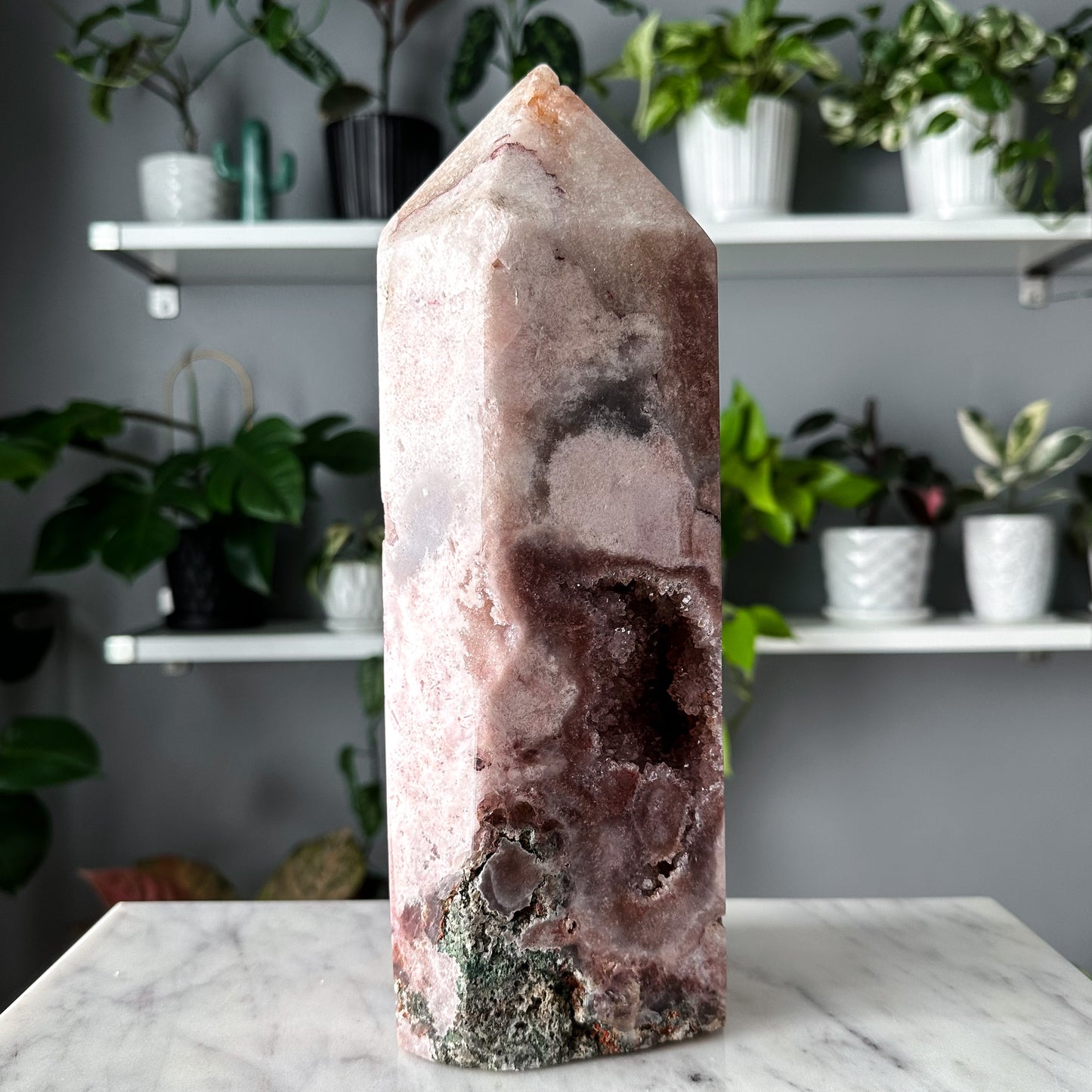 Pink Amethyst Statement Tower