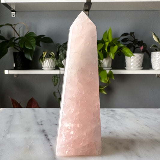 Rose Quartz Obelisk