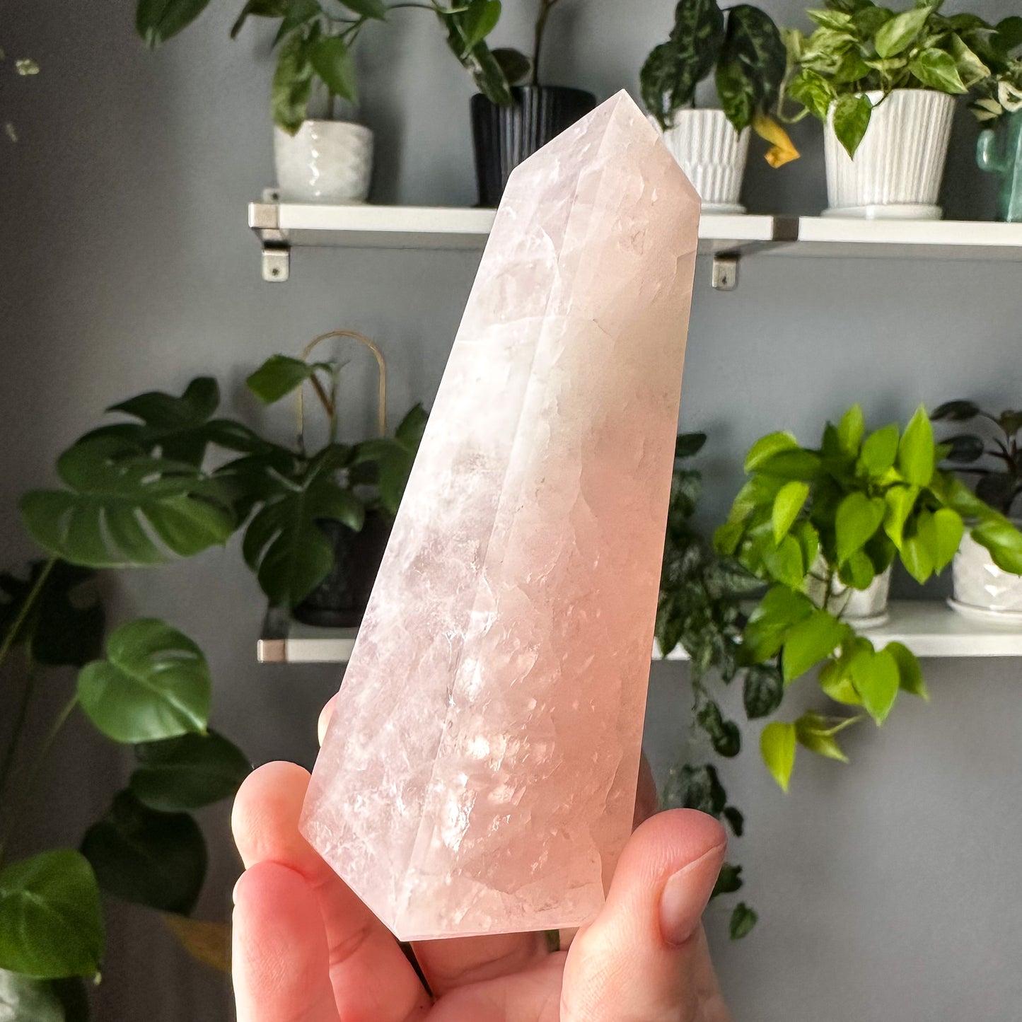 Rose Quartz Obelisk