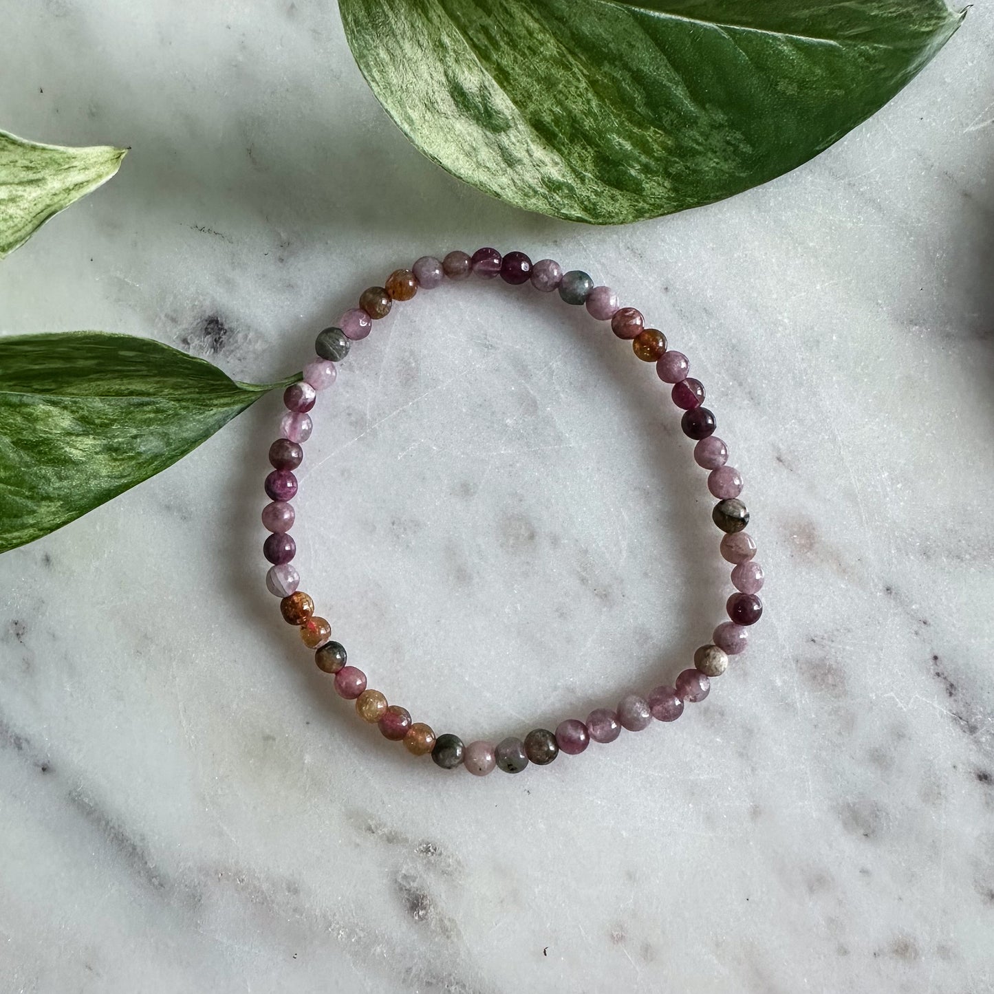 Watermelon Tourmaline Bracelet