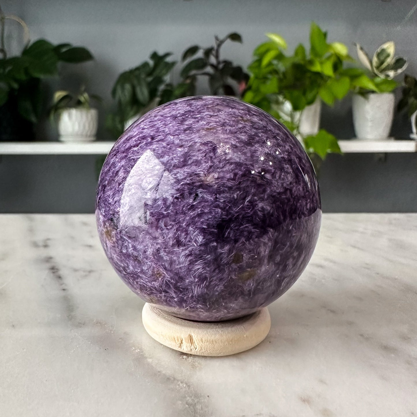 Charoite Sphere | 003