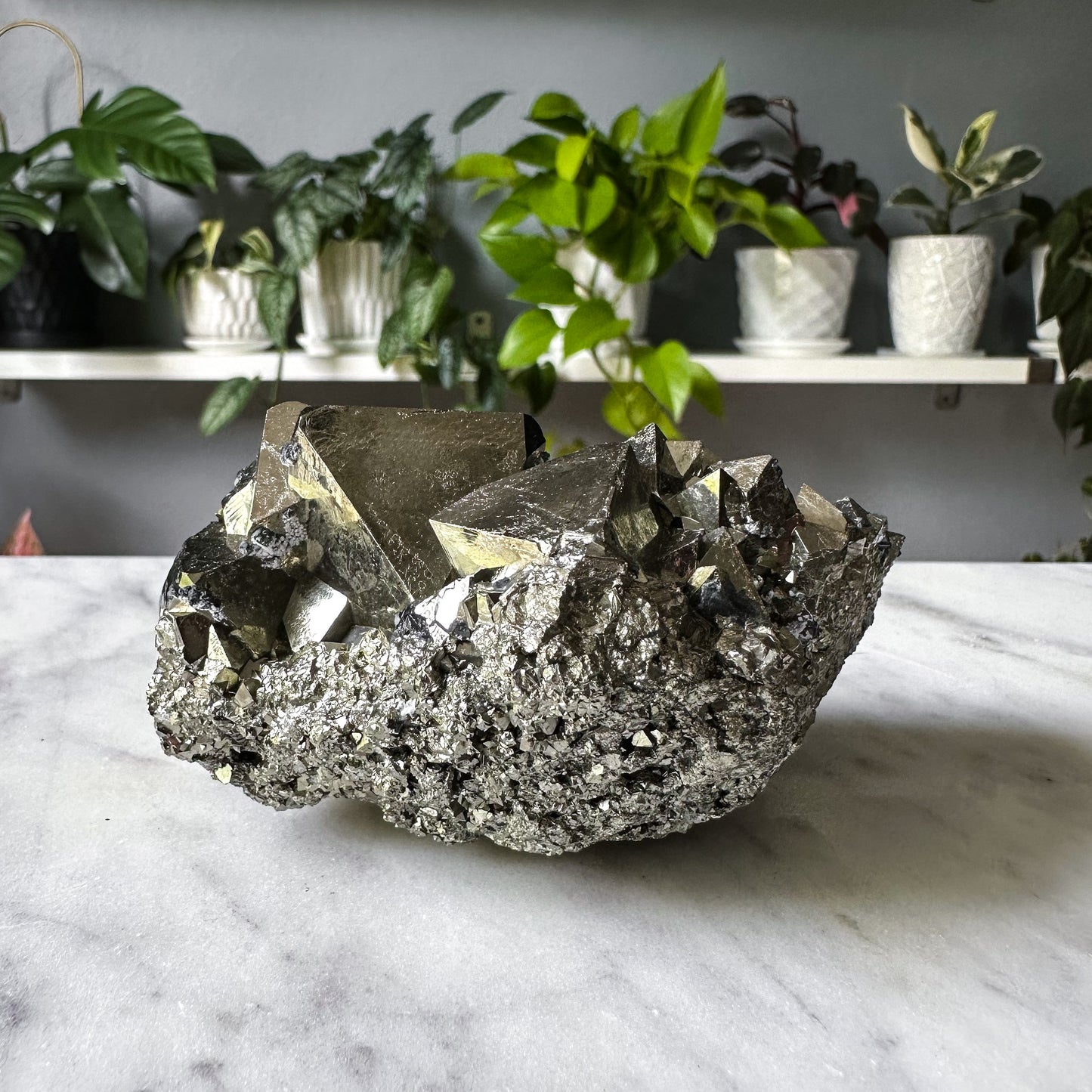 Octahedral Pyrite Cluster