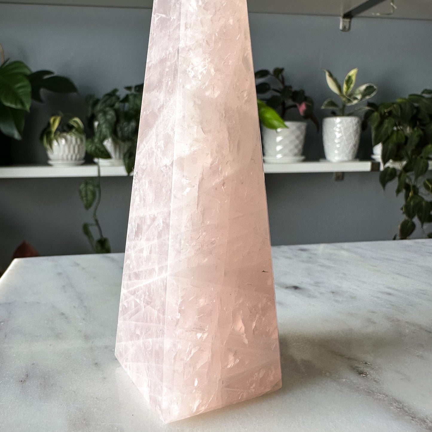 Rose Quartz Obelisk