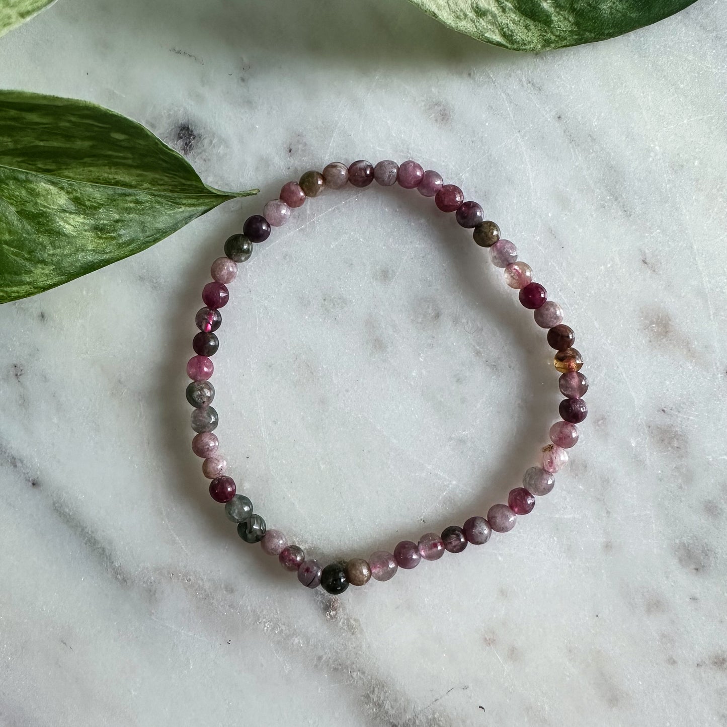 Watermelon Tourmaline Bracelet