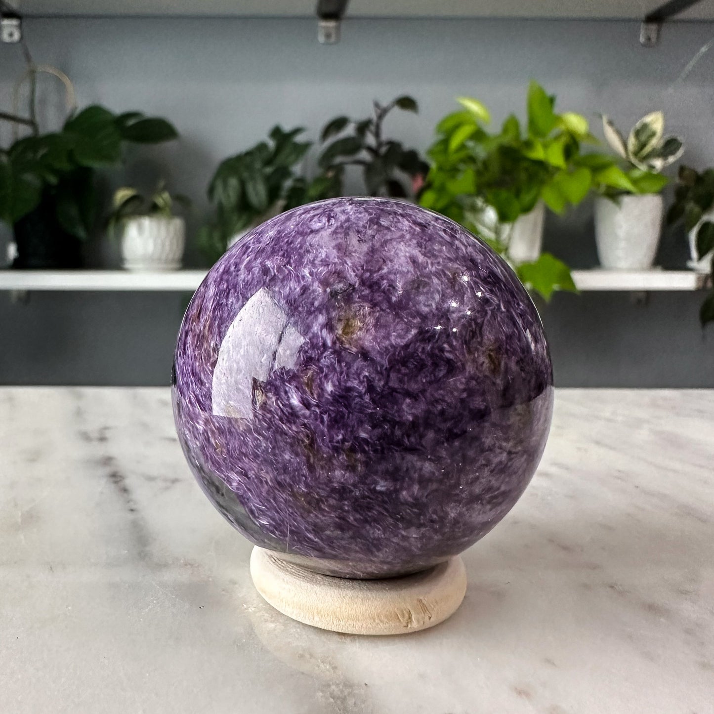 Charoite Sphere | 003