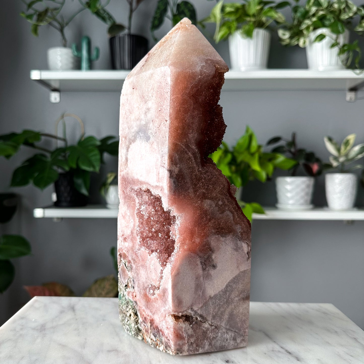 Pink Amethyst Statement Tower