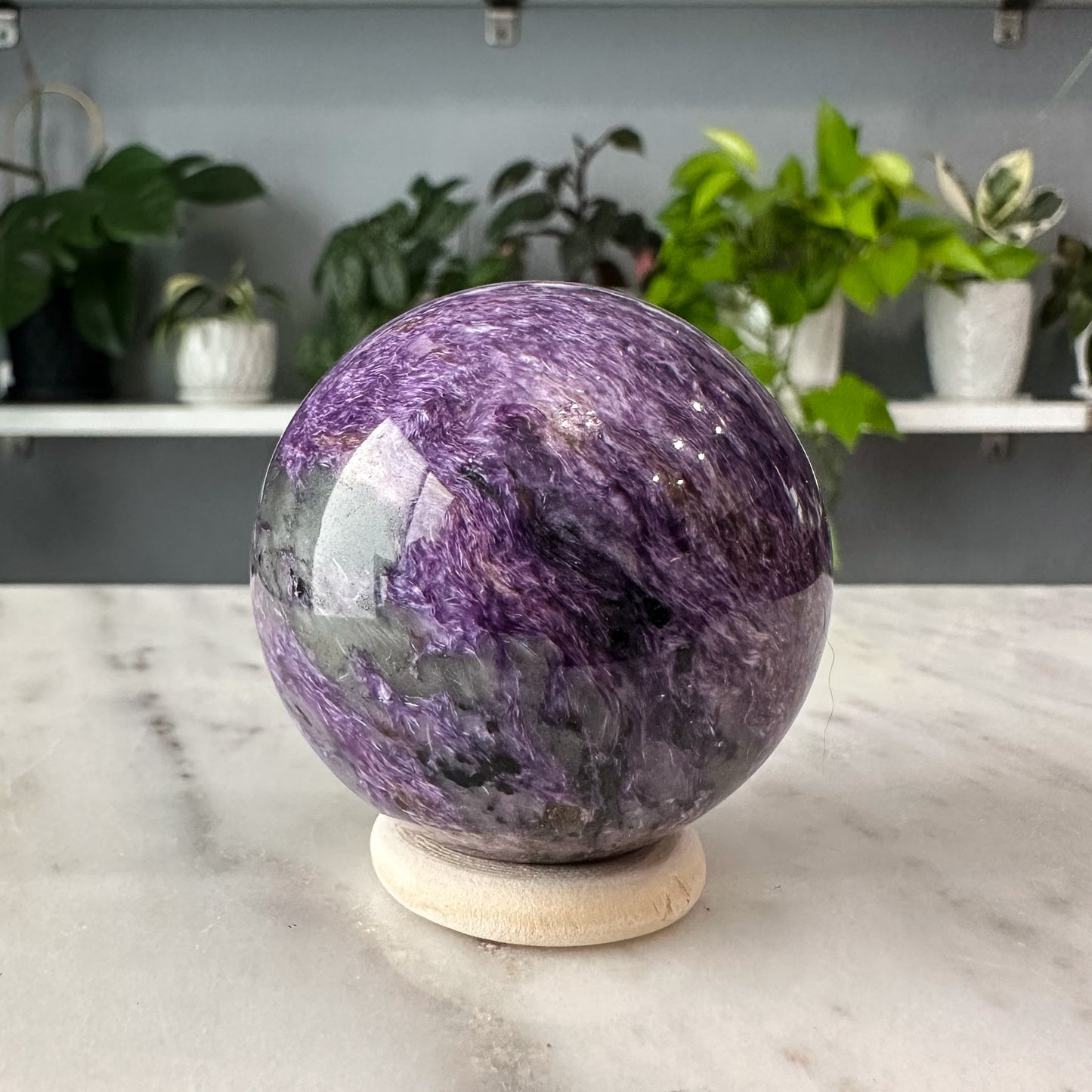 Charoite Sphere | 003