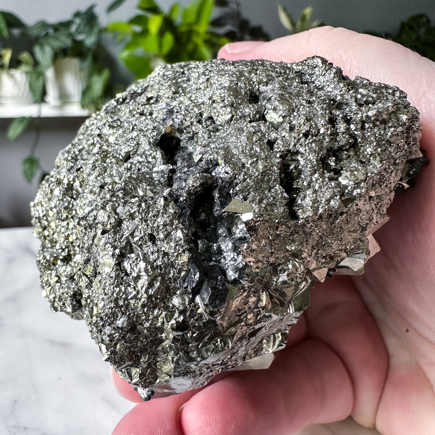 Octahedral Pyrite Cluster