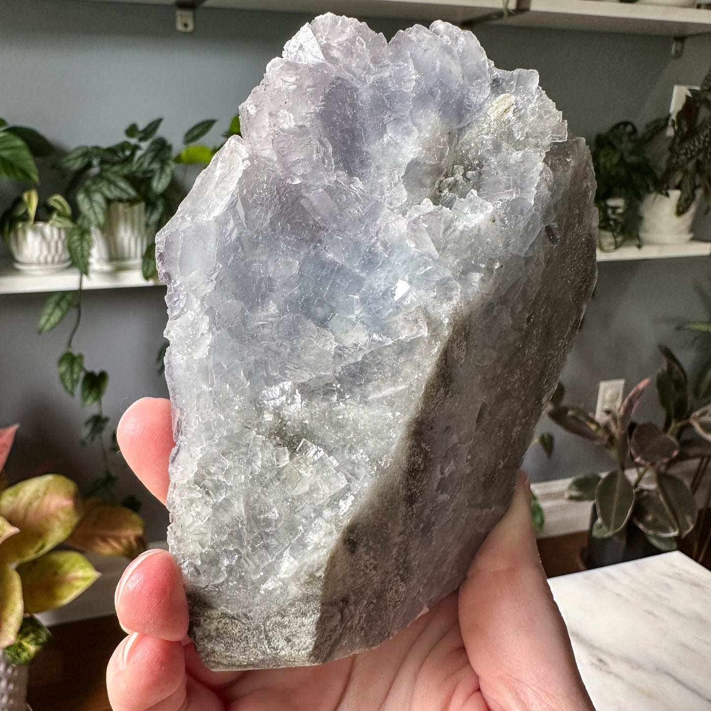 Sugar Fluorite Cluster