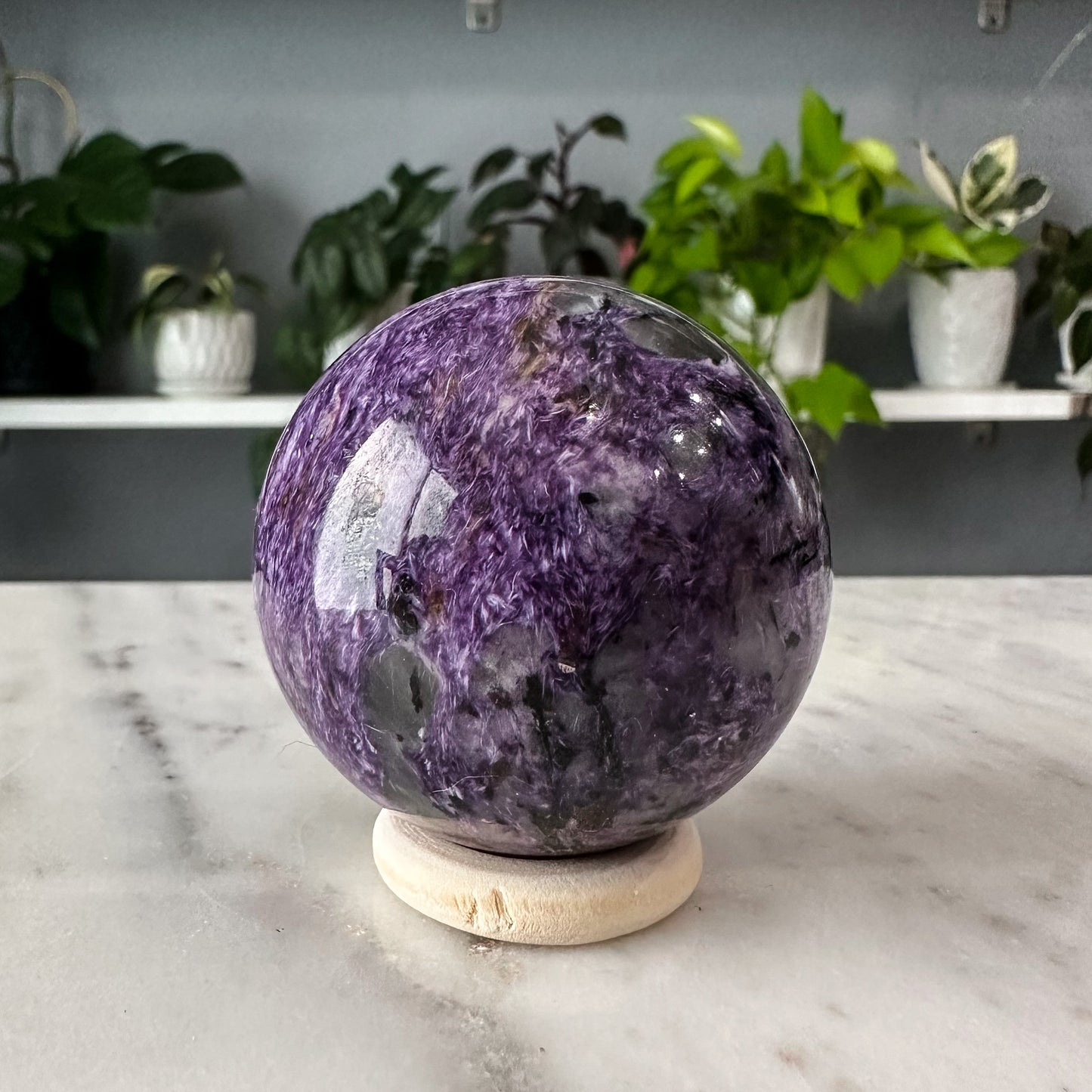 Charoite Sphere | 003