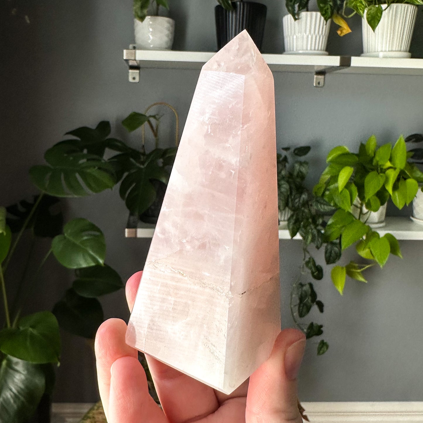 Rose Quartz Obelisk