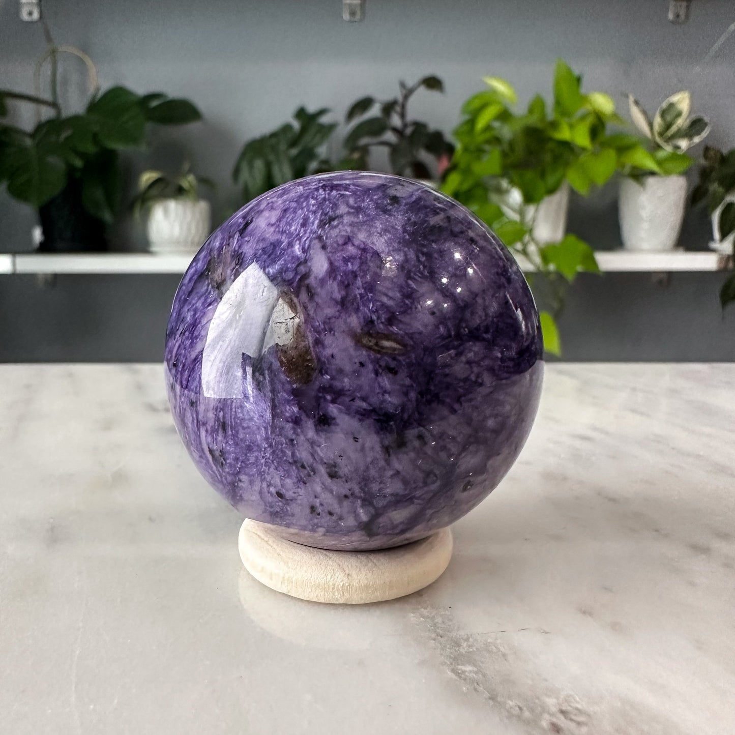 Charoite Sphere | 002