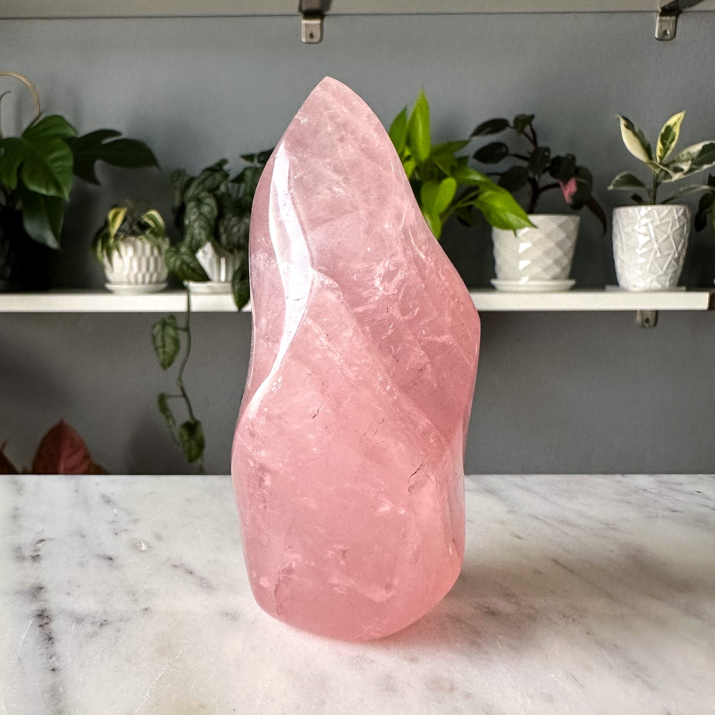 Star Rose Quartz Flame