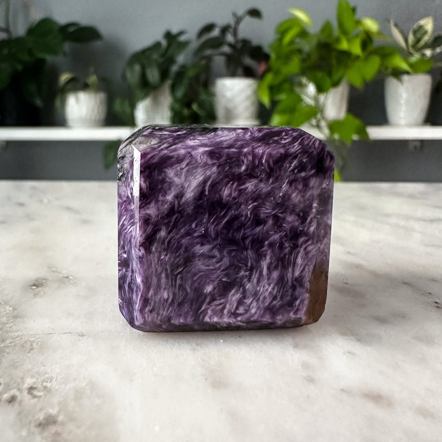 Charoite Cube | 002