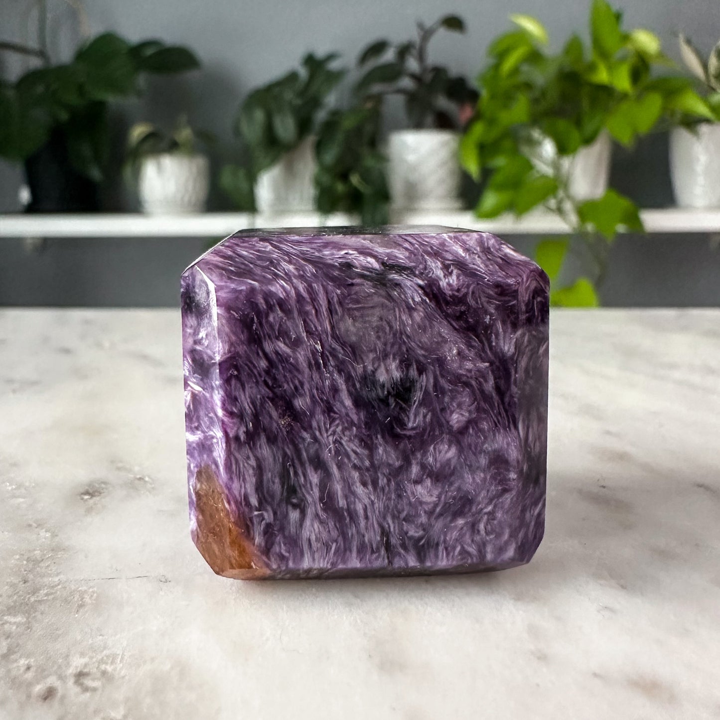 Charoite Cube | 002