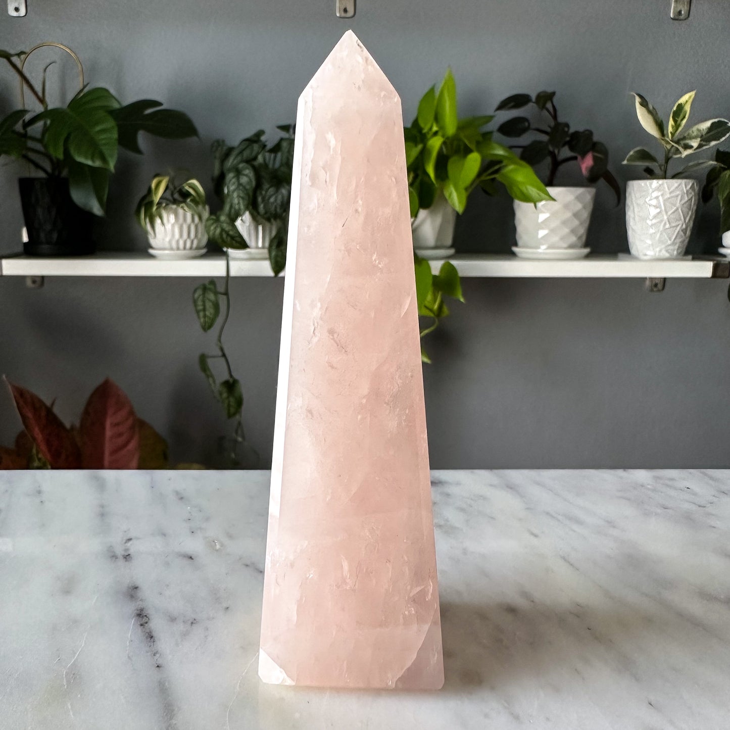 Rose Quartz Obelisk