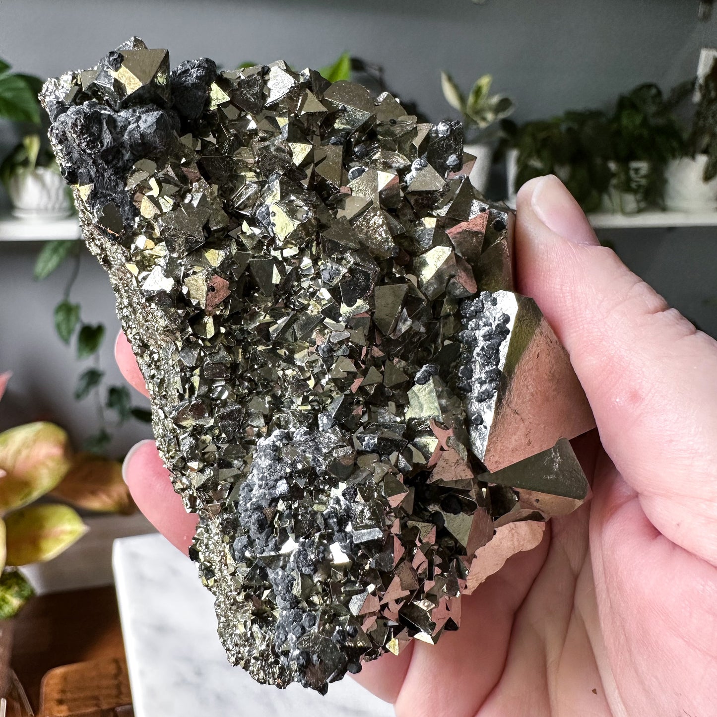 Octahedral Pyrite Cluster