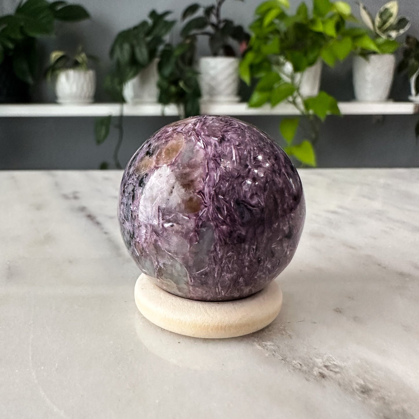 Charoite Sphere | 001