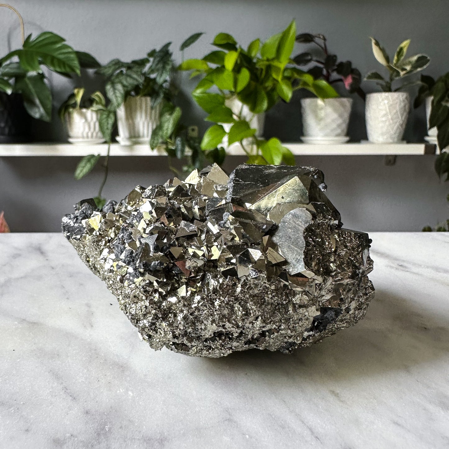 Octahedral Pyrite Cluster