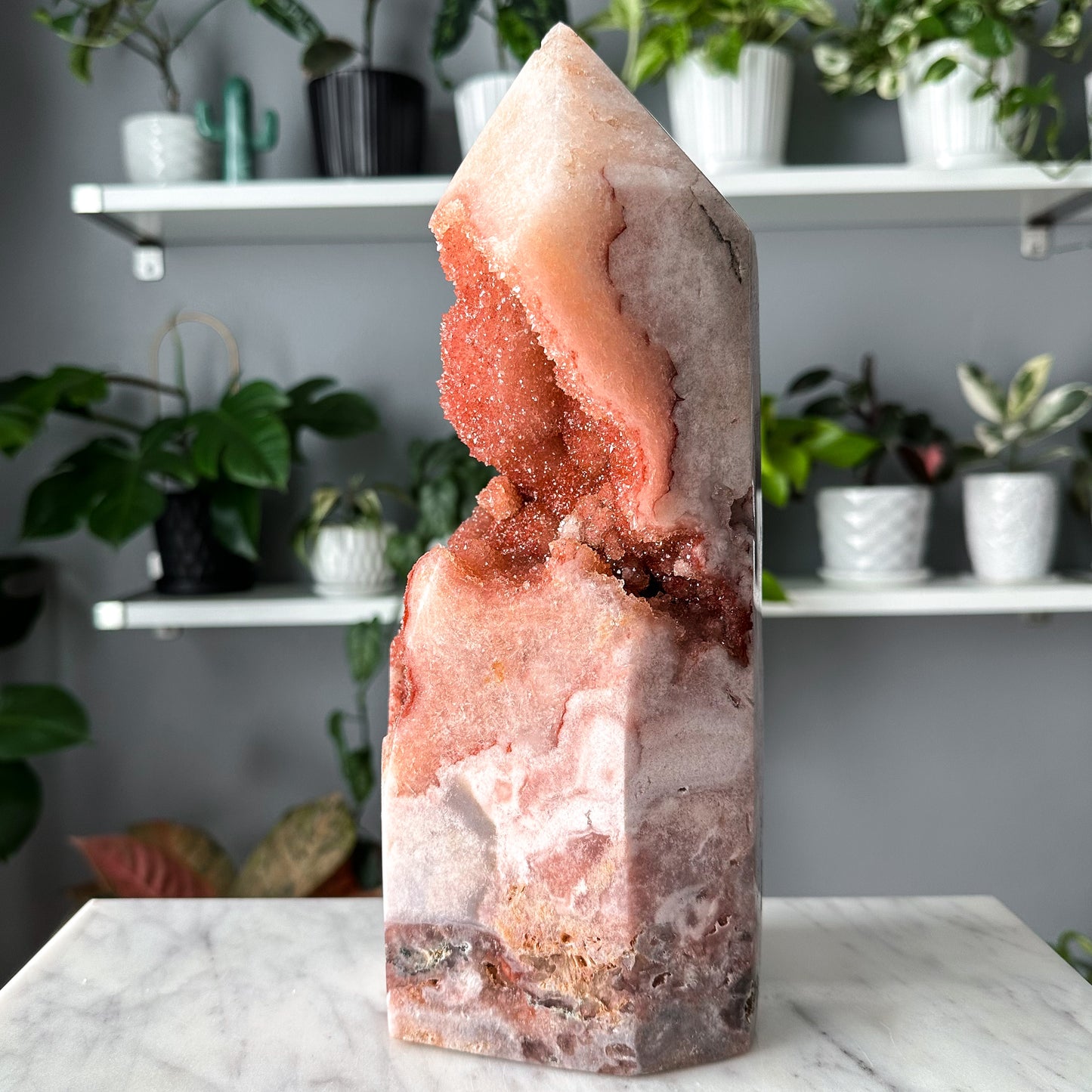 Pink Amethyst Statement Tower