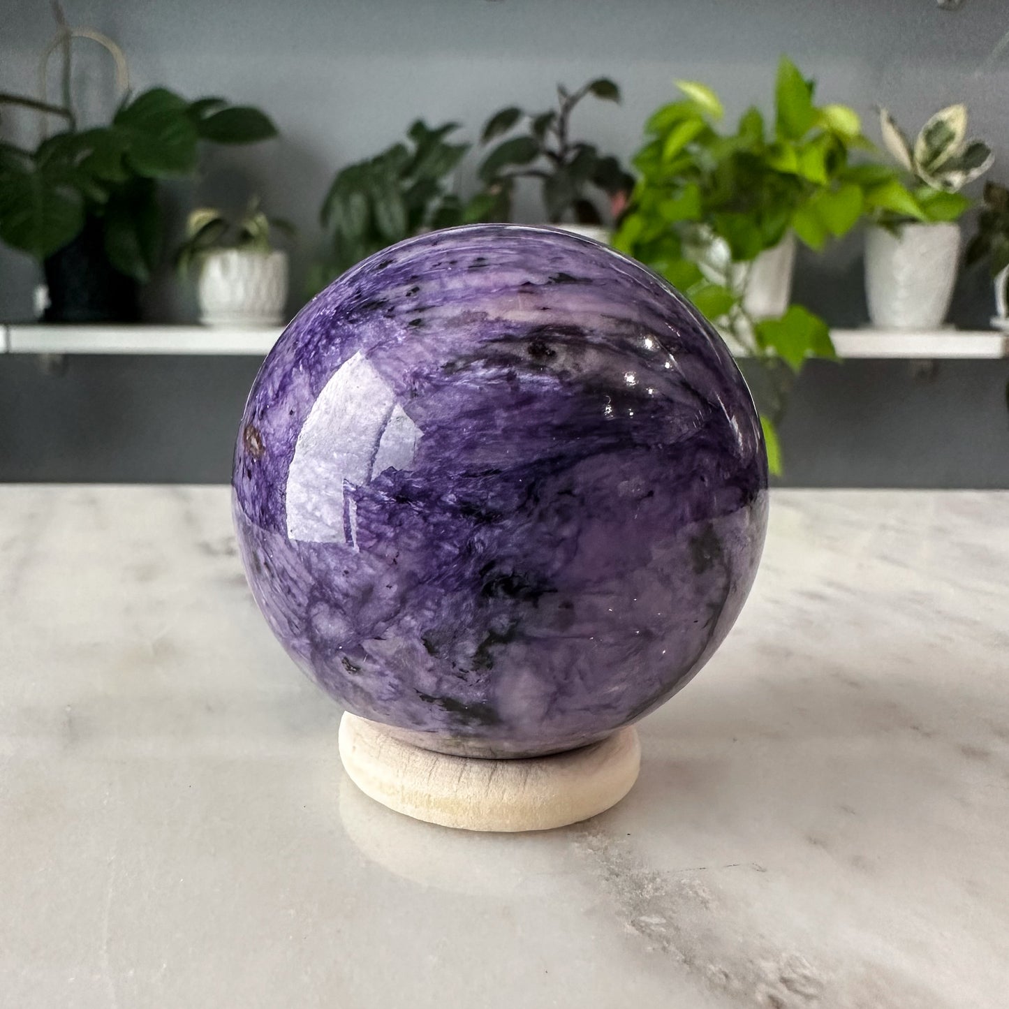 Charoite Sphere | 002