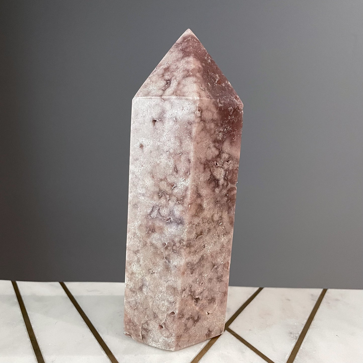 Pink Amethyst Statement Tower