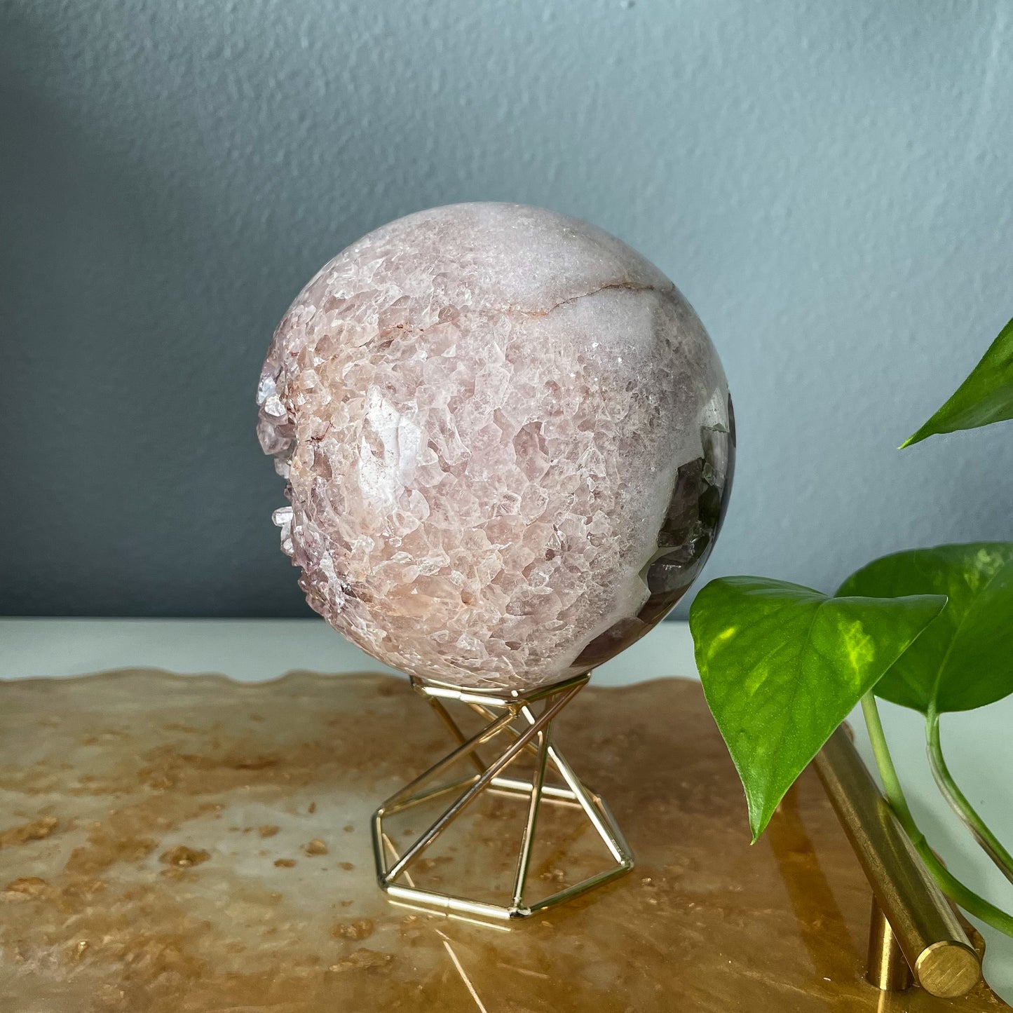 Pink Amethyst Sphere