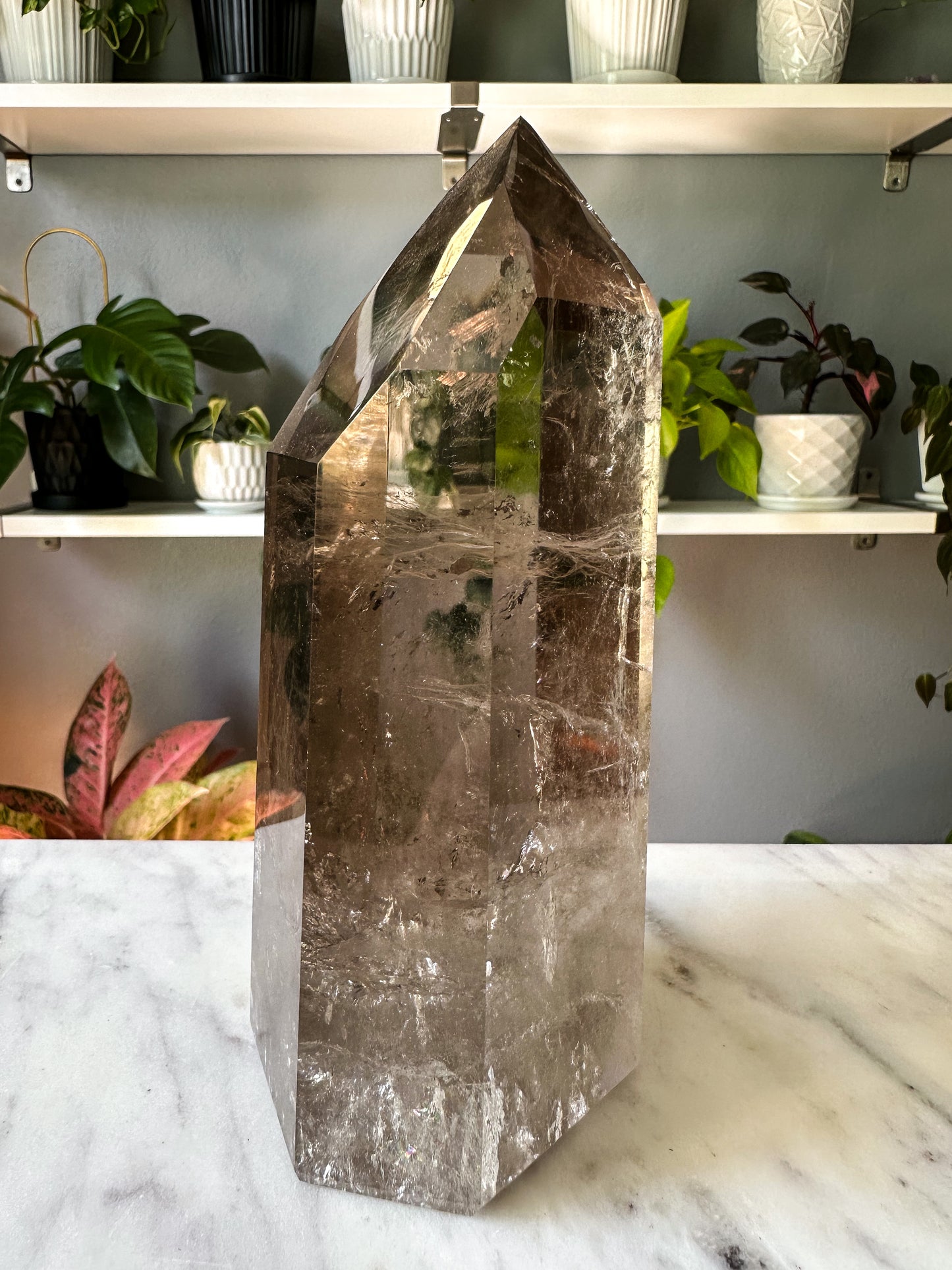 Smokey Quartz Tower