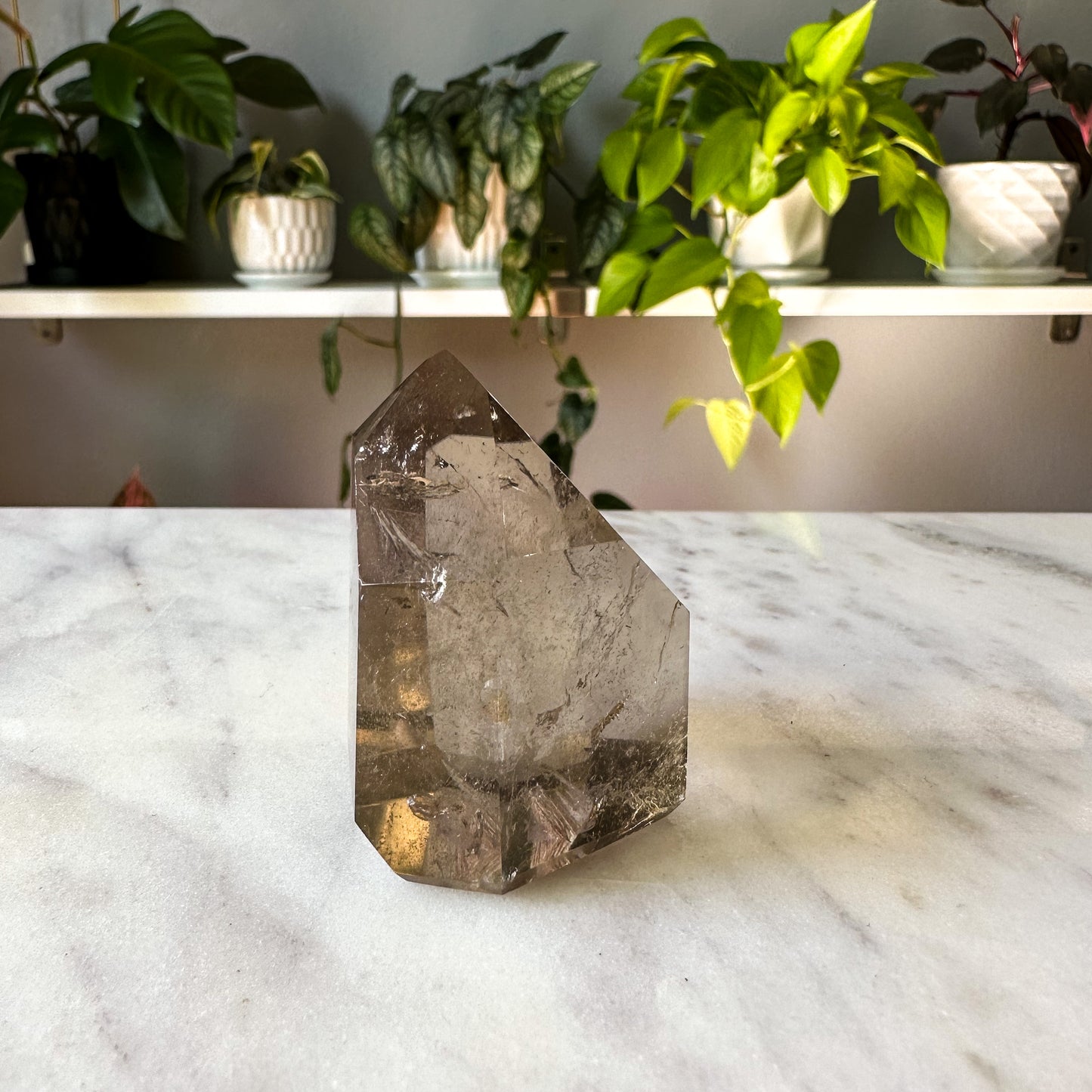 Smokey Quartz Tower