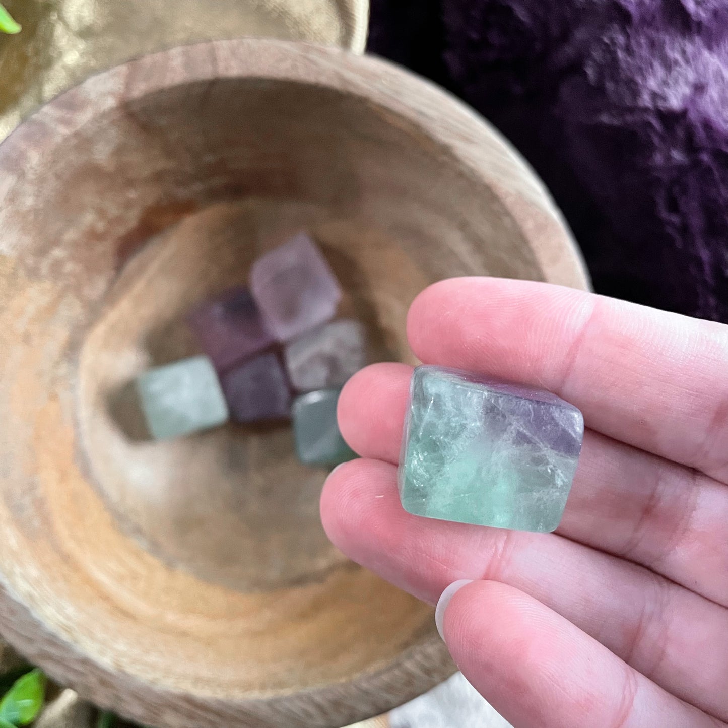 Fluorite Cube