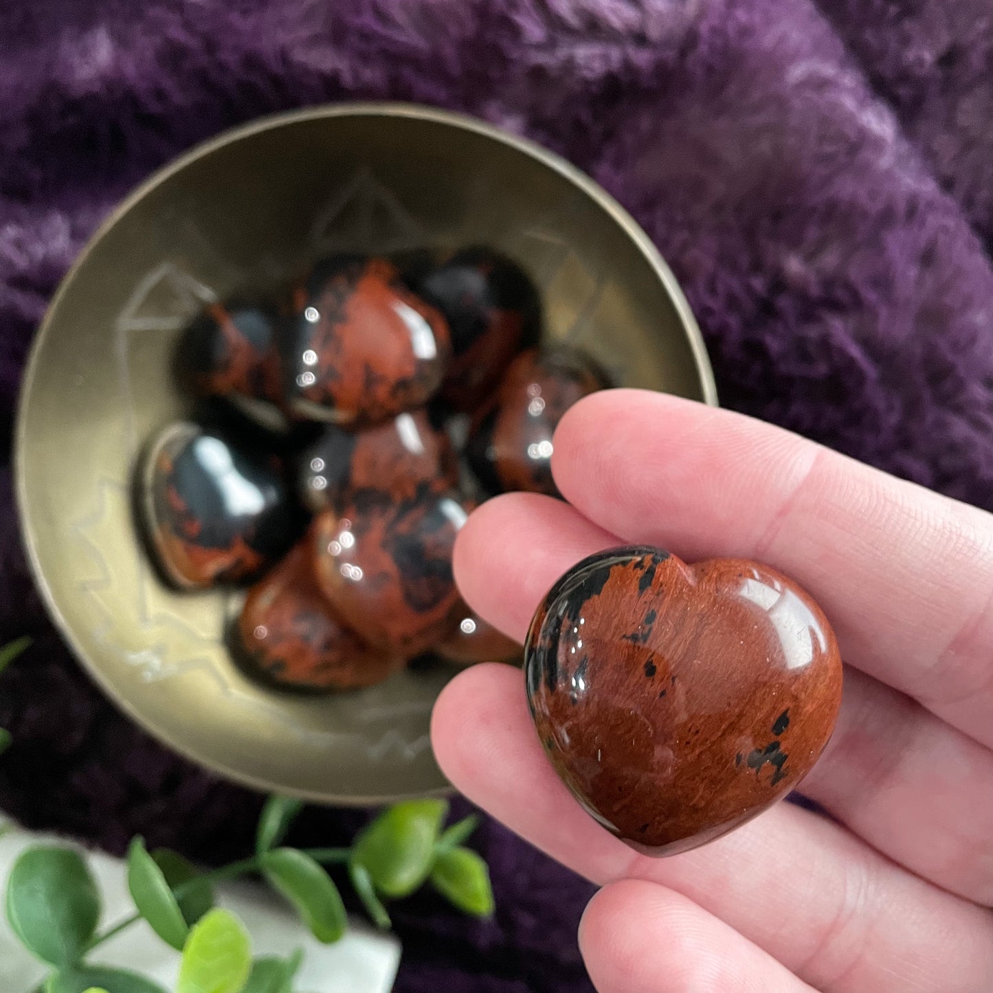 Mahogany Obsidian Small Heart